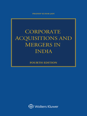 cover image of Corporate Acquisitions and Mergers in India